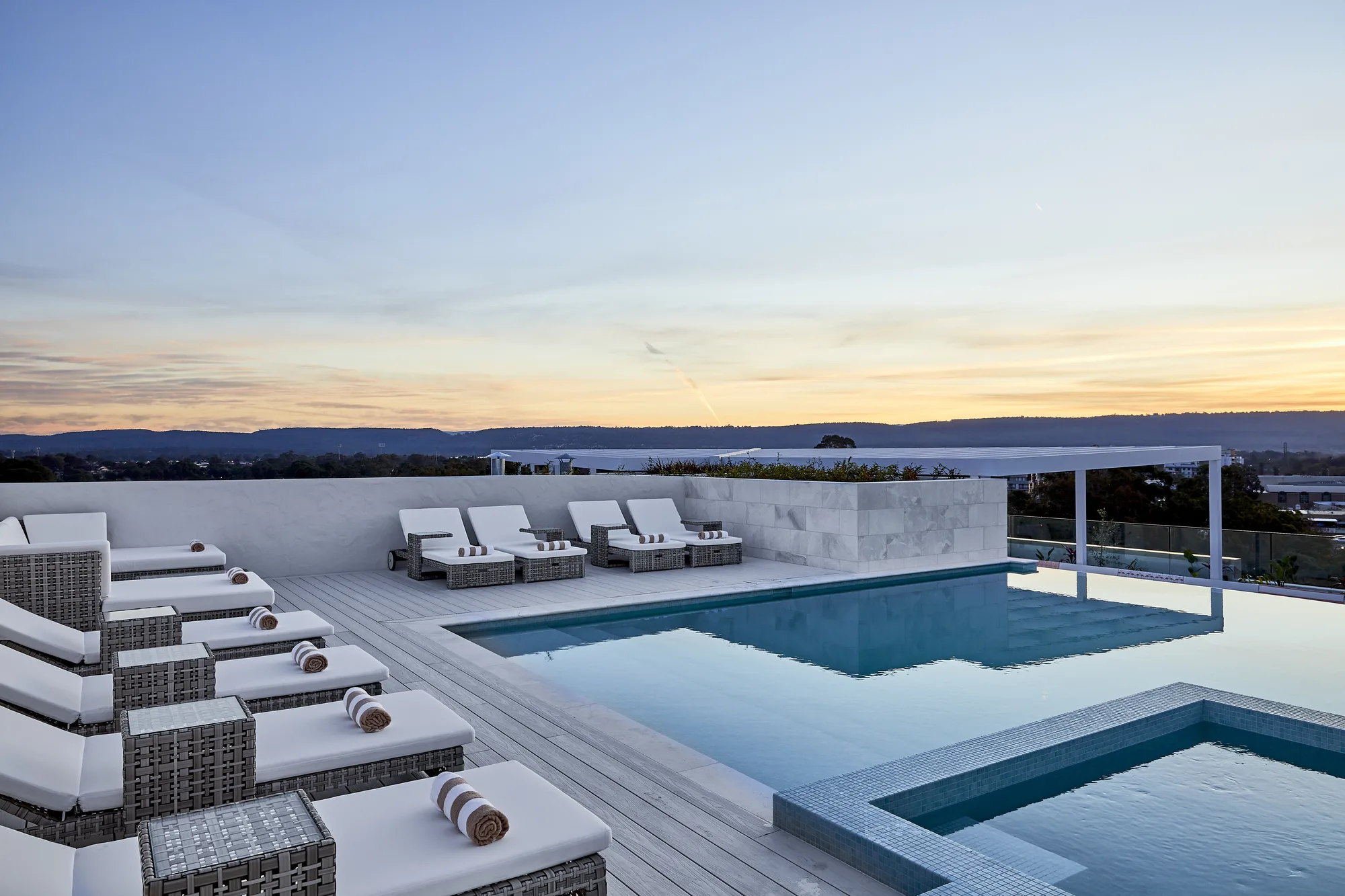 Astina Suites rooftop pool